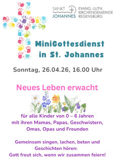 MiniGottesdienst am Sonntag, 26. April 