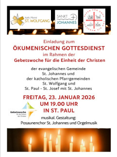 Ökumenischer Gottesdienst mi Posaunenchor in St. Paul