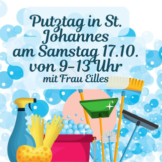 Putztag in St. Johannes